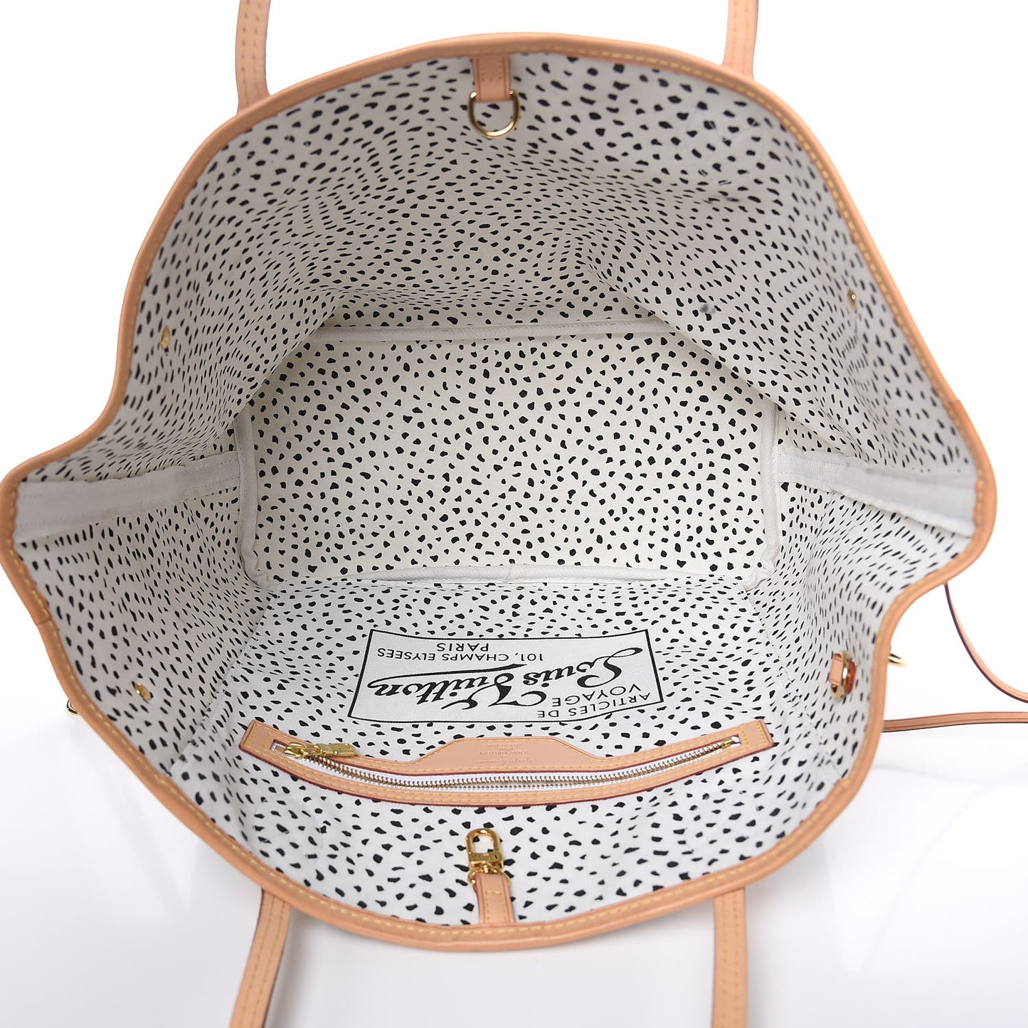 Monogram Kusama Waves Neverfull MM White