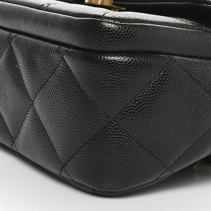 Chanel Shiny Caviar Quilted Mini Flap Black 10 of 10