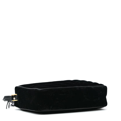 Saint Laurent Velvet Matelasse Monogram Lou Camera Bag Black 3 of 4
