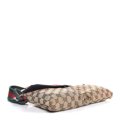 Gucci Monogram Web Belt Bag Dark Brown 4 of 9