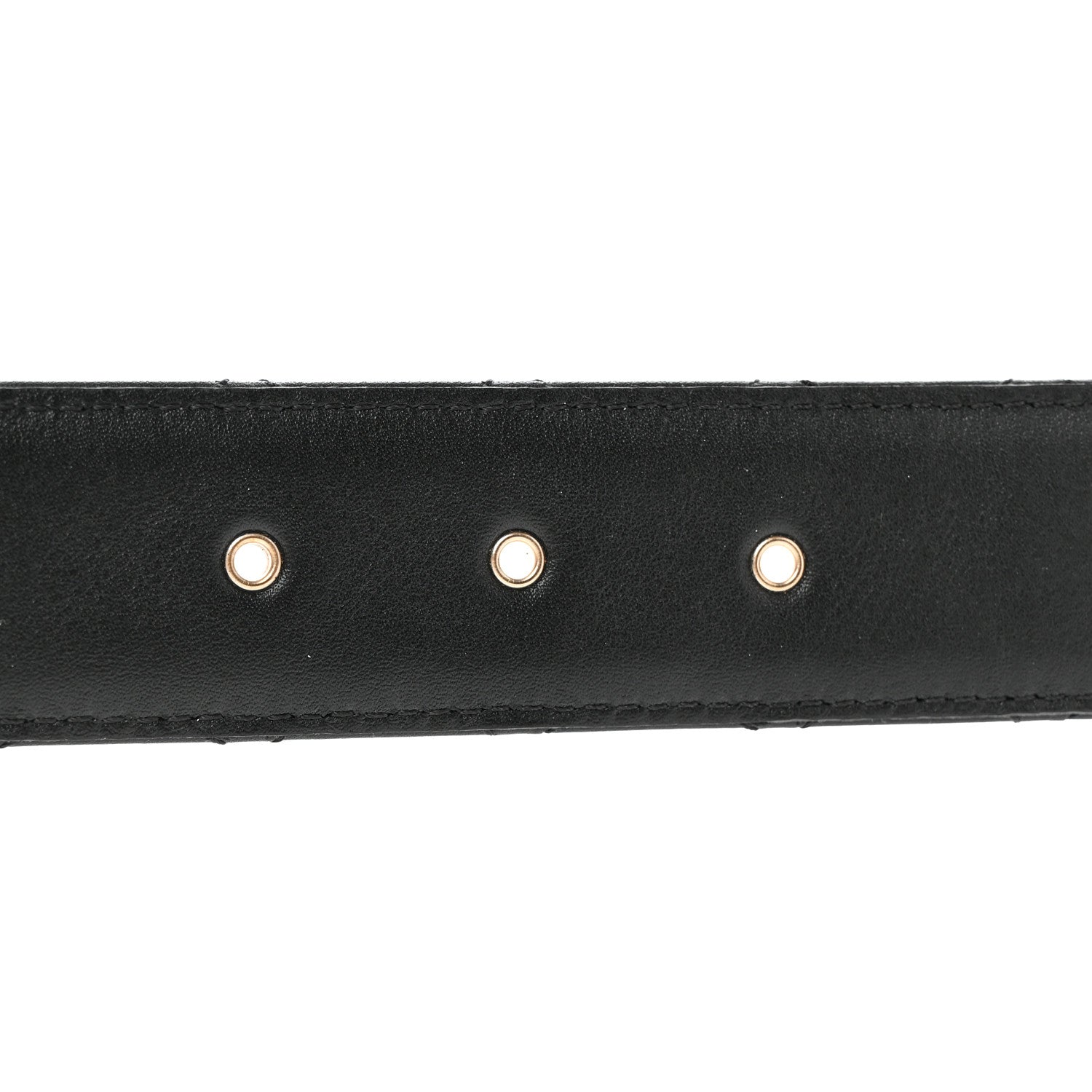 Chanel Lambskin Quilted CC Chain Belt 95 38 Black 4 of 6