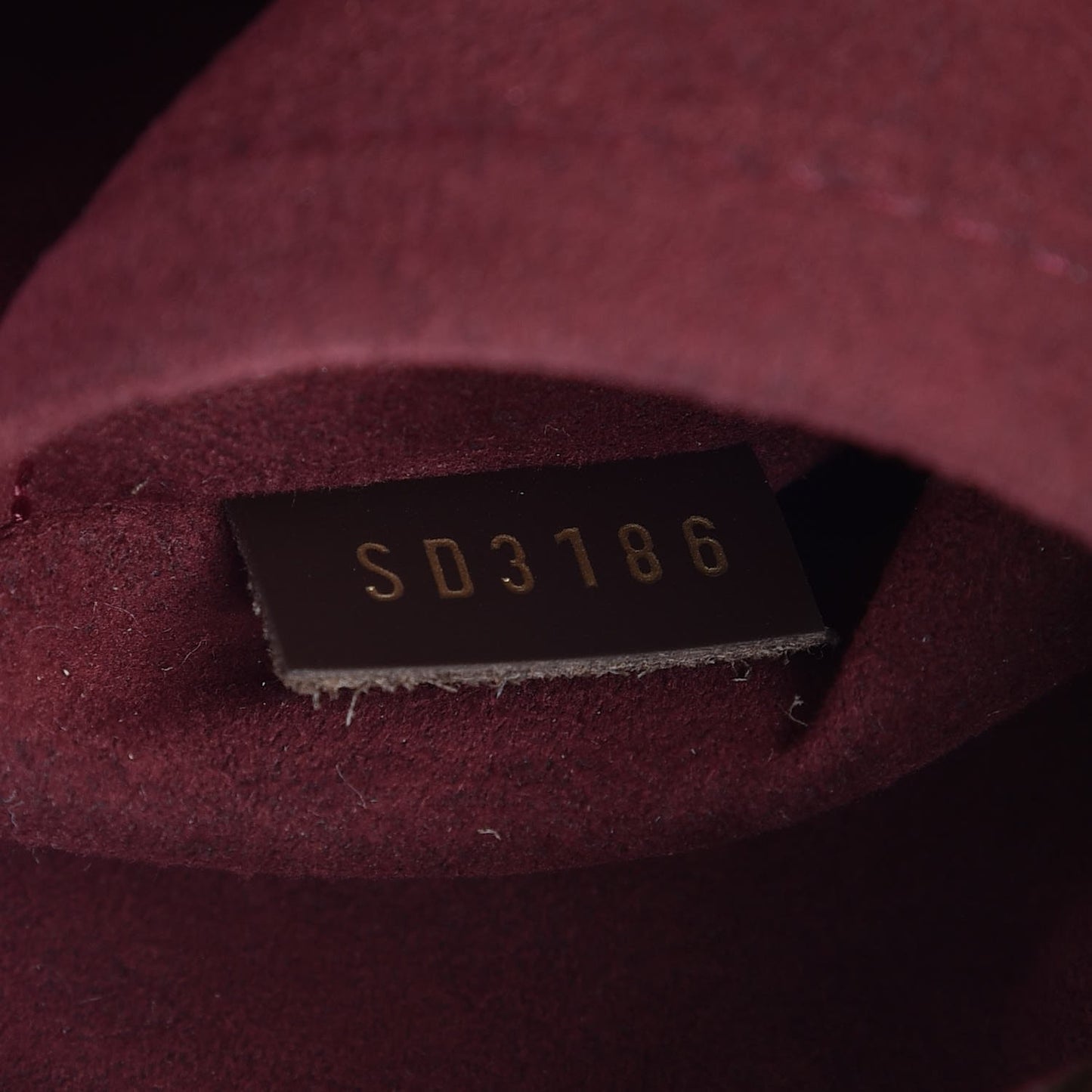 Damier Ebene Cuir Taurillon Brittany Bordeaux