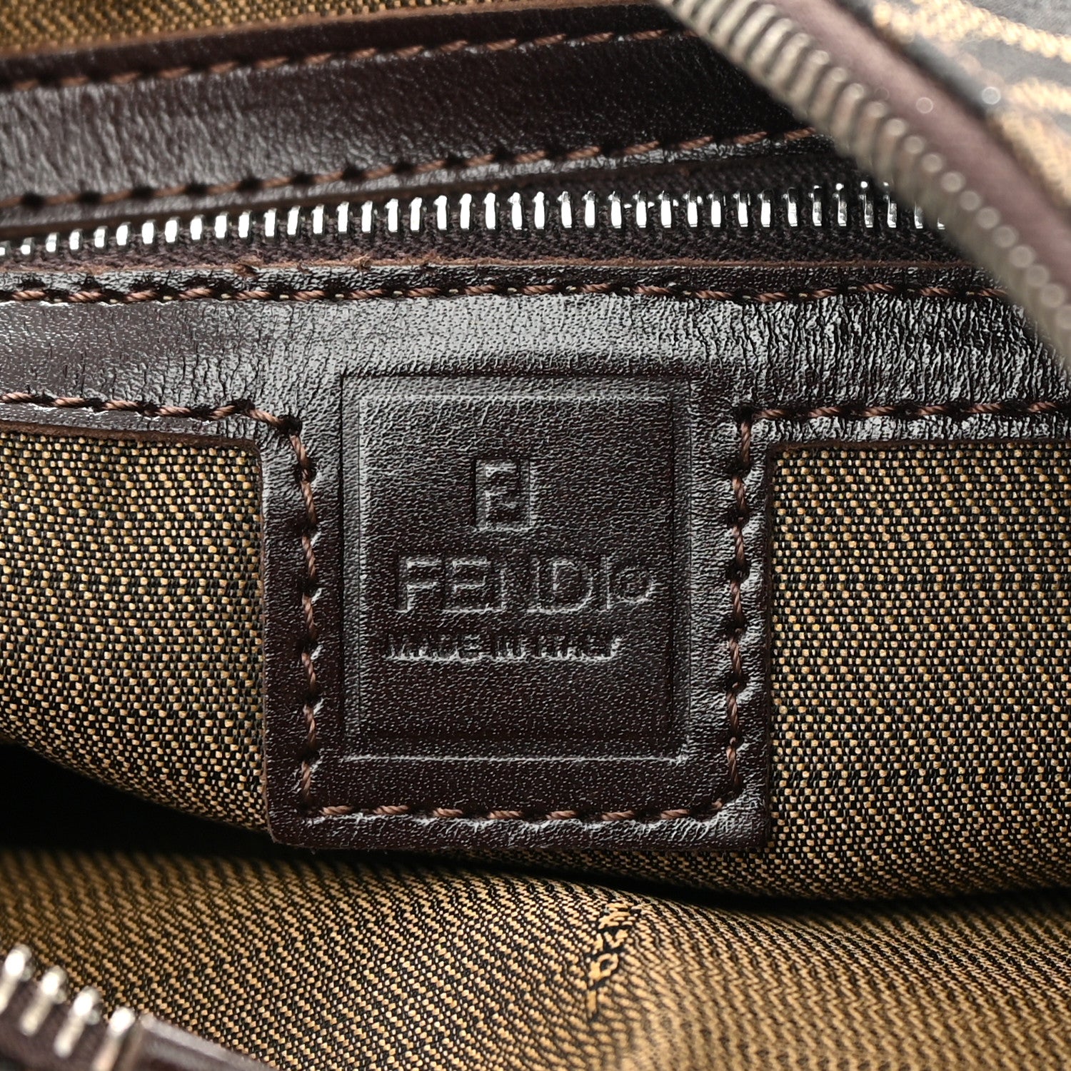 Fendi Zucca Shoulder Bag Tobacco 6 of 17