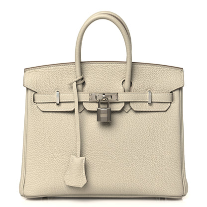 Hermes Togo Birkin 25 Gris Perle 1 of 15