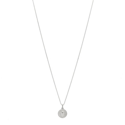 Tiffany Sterling Silver Lexicon Gift Box Charm Bead Chain Necklace 1 of 5