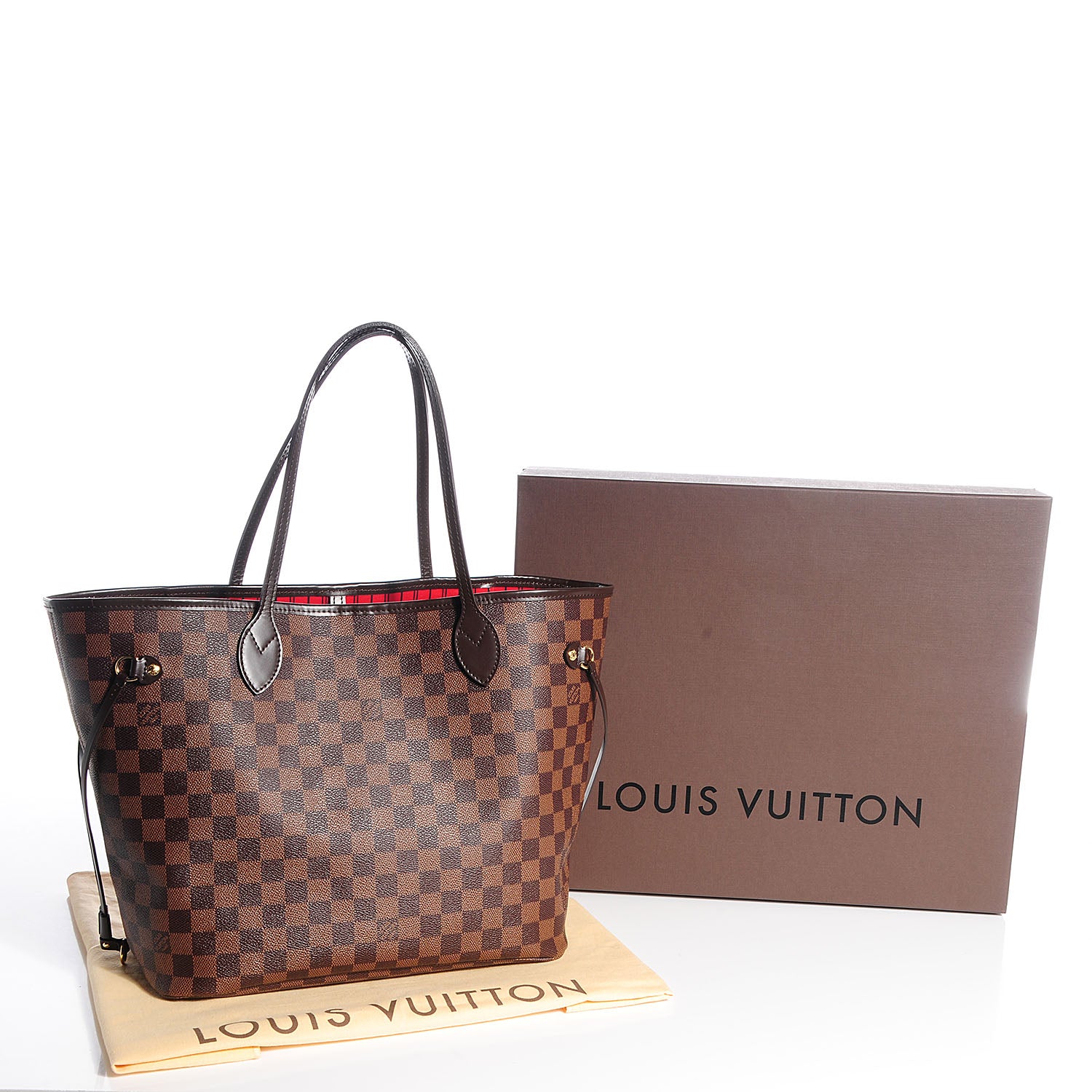 Louis Vuitton Damier Ebene Neo Neverfull MM 5 of 9