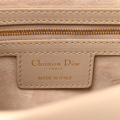 Christian Dior Lambskin Cannage Small Jolie Top Handle Bag Powder Beige Latte 7 of 11