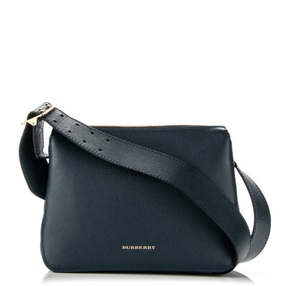 Burberry Soft Grain Calfskin Helmsley Crossbody Bag Blue Carbon 1 of 8