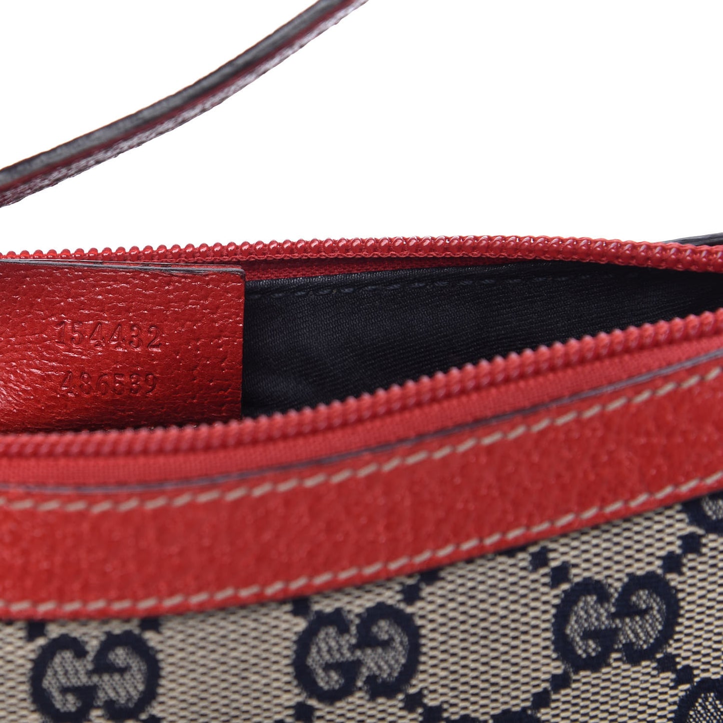 Monogram Small Pochette Red