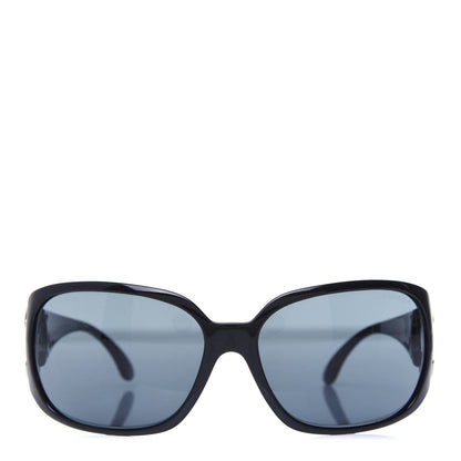 Chanel CC Sunglasses 6014 Black 2 of 7