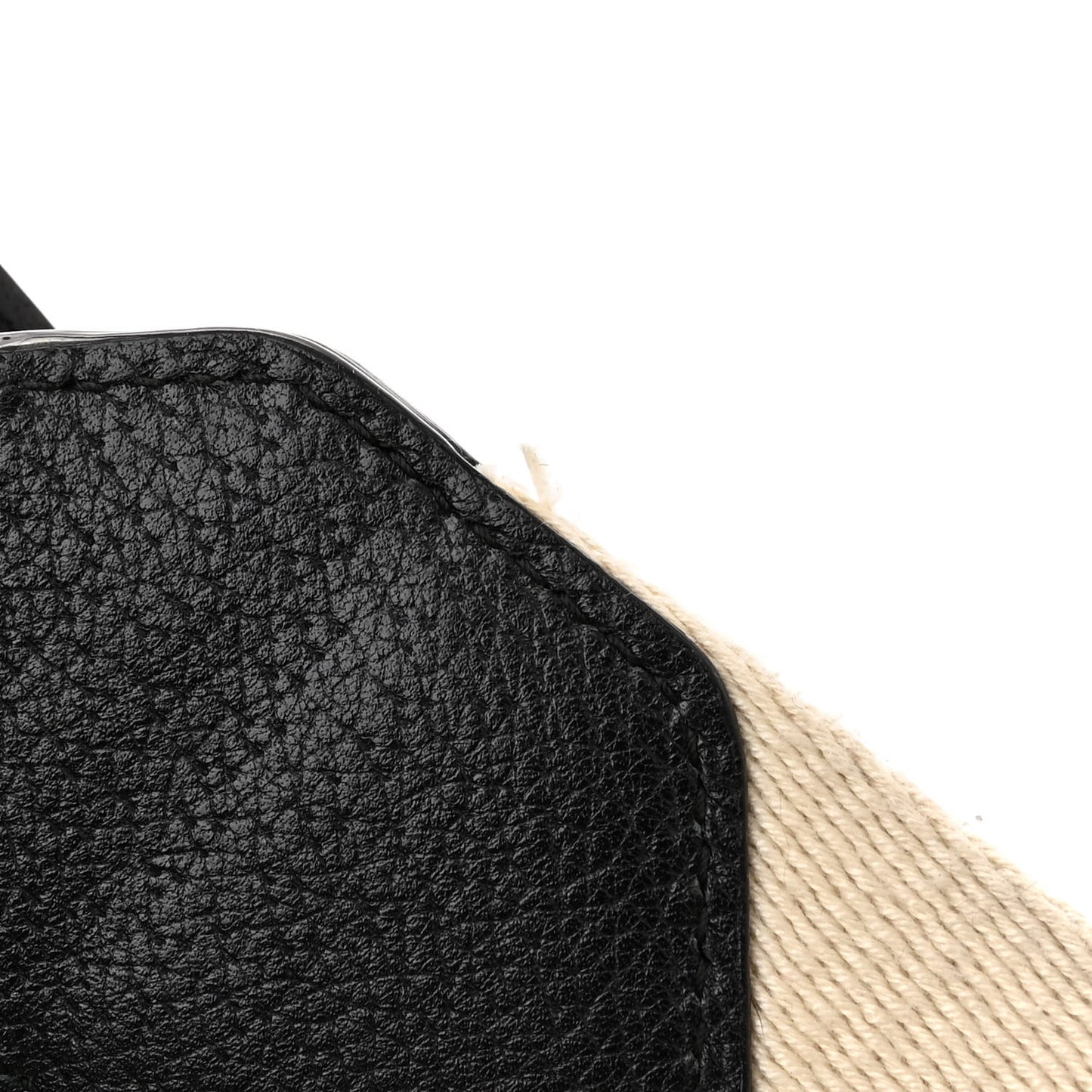 Grained Calfskin Web Crystal Butterfly Stripe Medium Totem Top Handle Bag Black