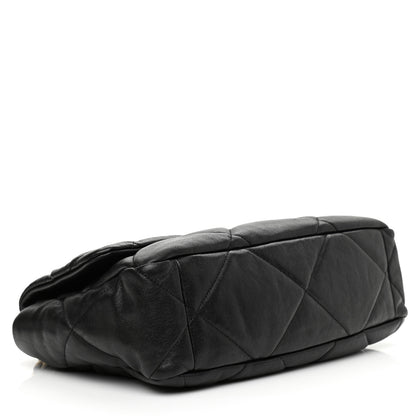 Chanel Lambskin Quilted Large Chanel 19 Flap Black 4 of 8