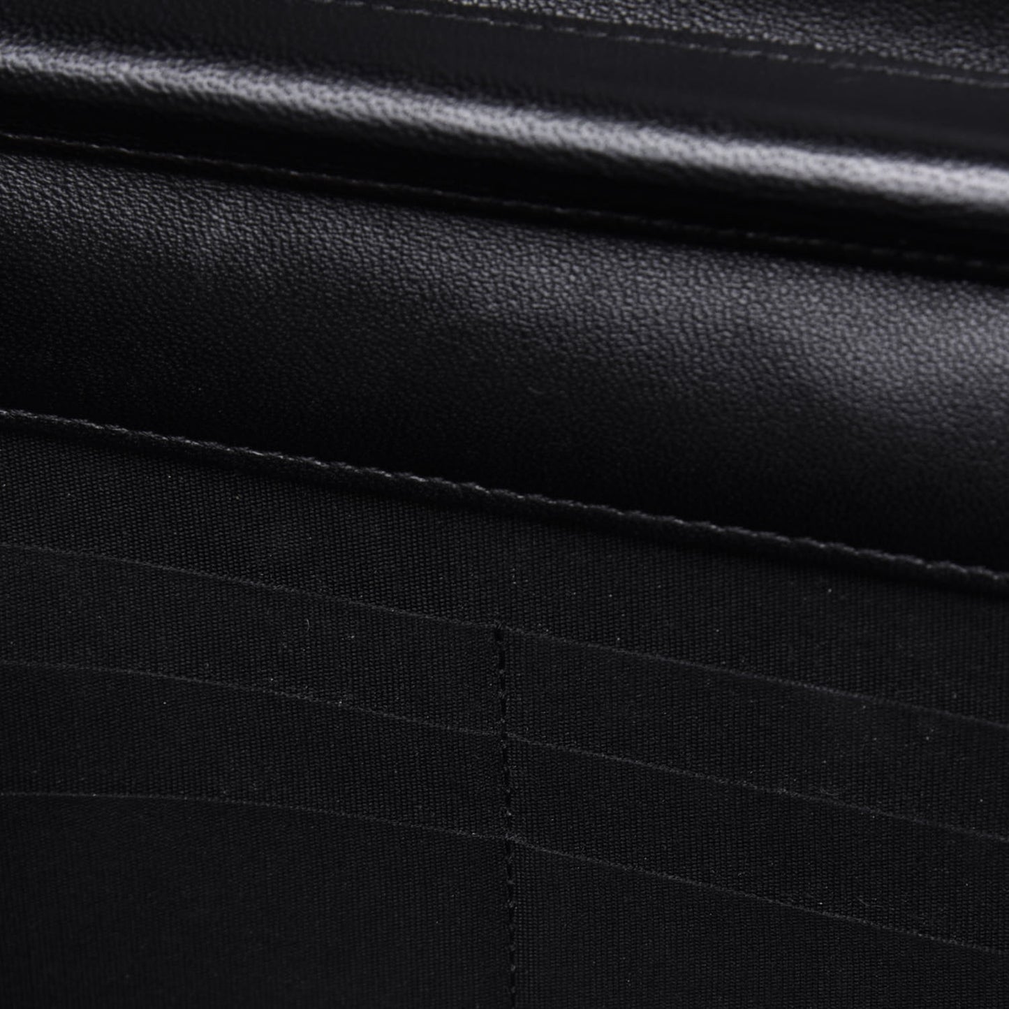 Lambskin Quilted Boy Wallet On Chain WOC Black