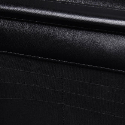 Chanel Lambskin Quilted Boy Wallet On Chain WOC Black 11 of 15