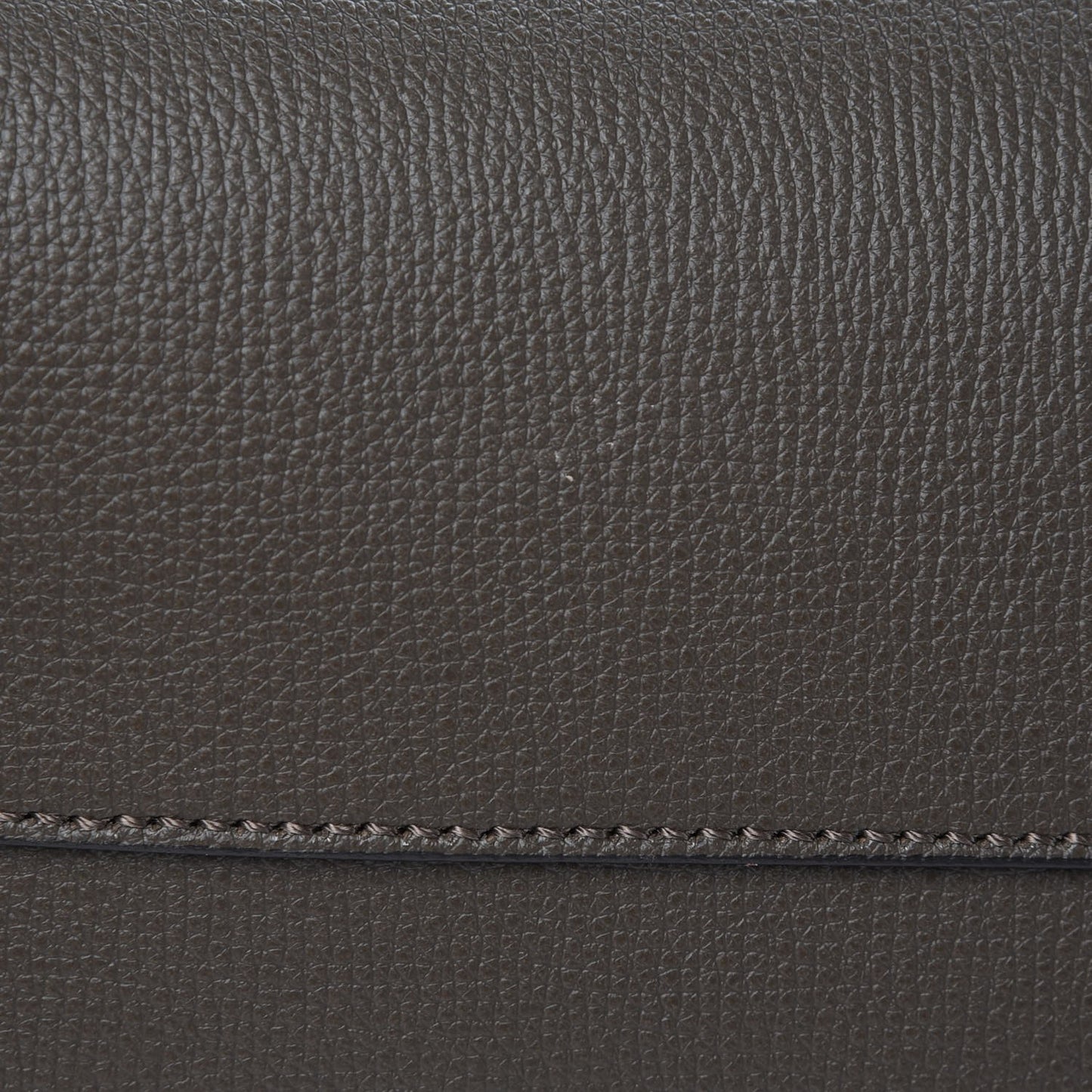 Vitello Vienna Enamel F is Fendi Shopping Tote Carbone Tobacco