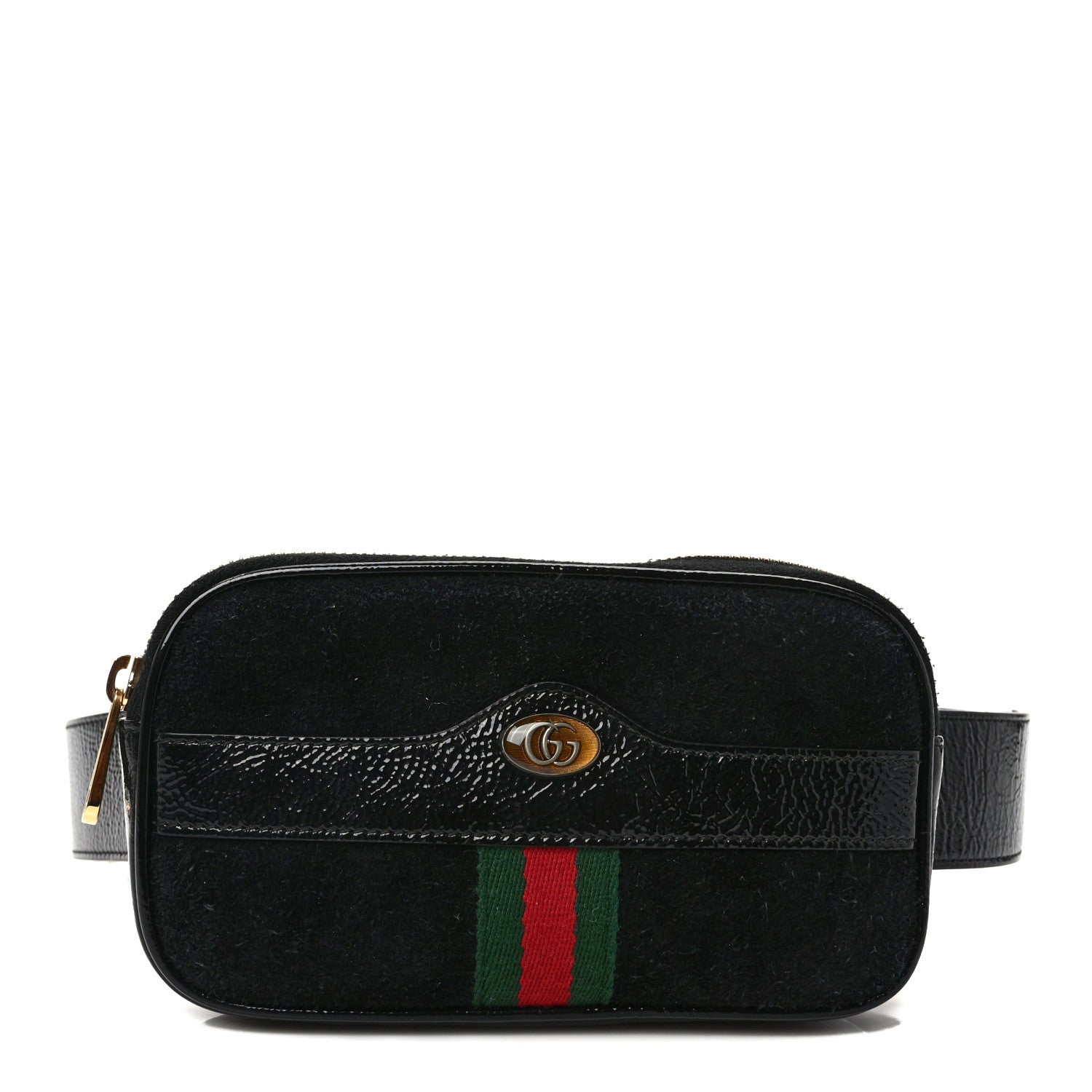 Gucci Suede Patent Ophidia Belted iPhone Case 75 30 Black 1 of 11