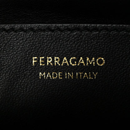 Salvatore Ferragamo Calfskin Travel Camera Crossbody Bag Black 6 of 9