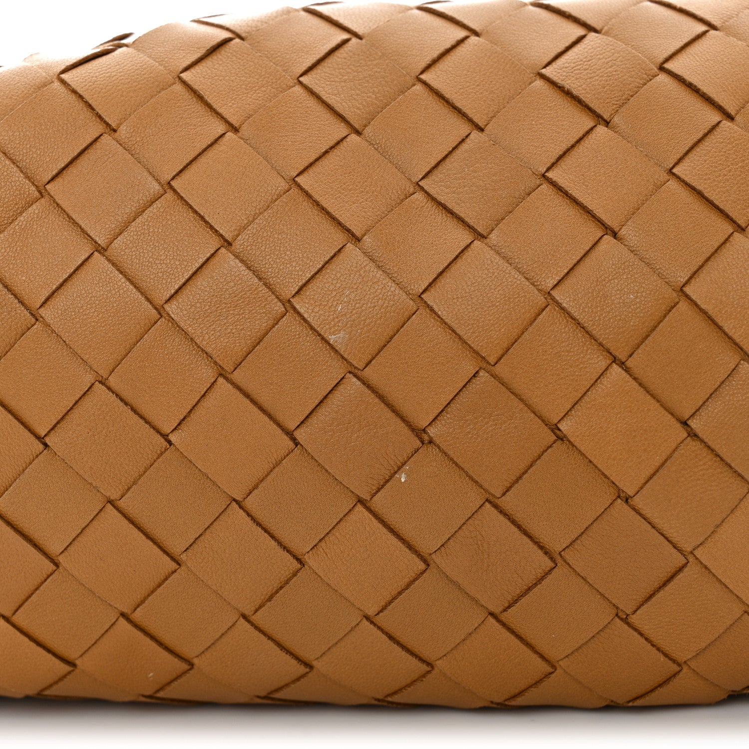Bottega Veneta Nappa Maxi Intrecciato The Pouch Oversized Clutch Caramel 12 of 12