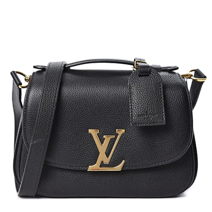 Louis Vuitton Grained Calfskin Vivienne NM Black 1 of 8