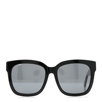 Gucci Acetate Square Frame Sunglasses GG0034SAN Black 2 of 8