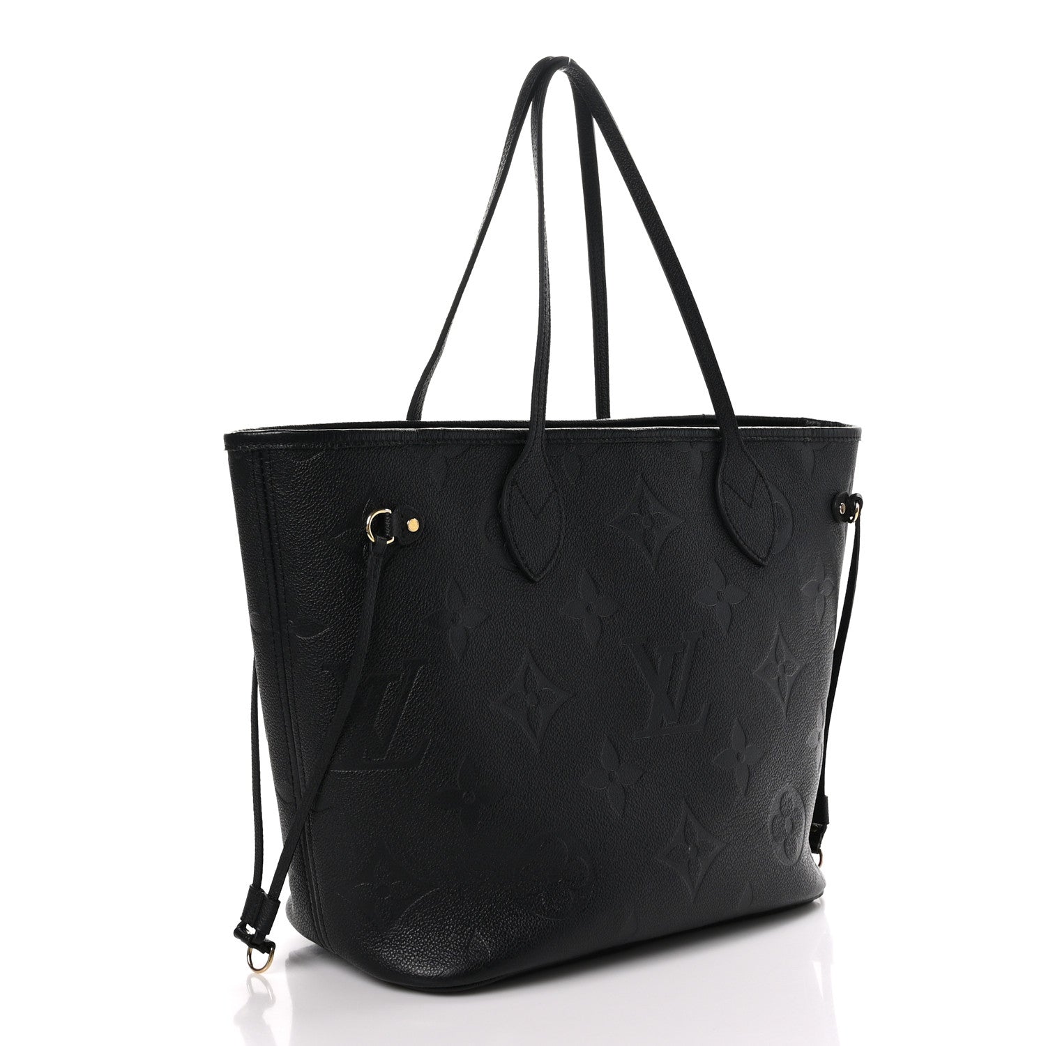 Louis Vuitton Empreinte Monogram Giant Neverfull MM Black 4 of 9