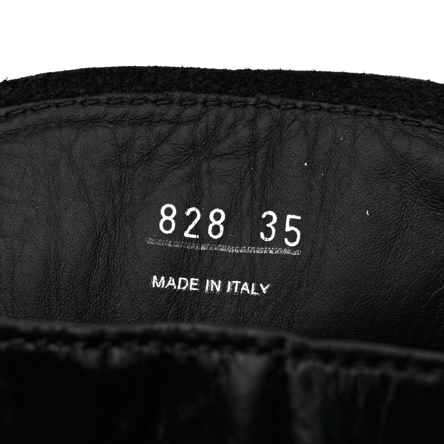 Prada Vitello Lux Nylon Metal Triangle Logo Monolith Pouch Pocket 55mm Tall Combat Boots 35 Black 6 of 10