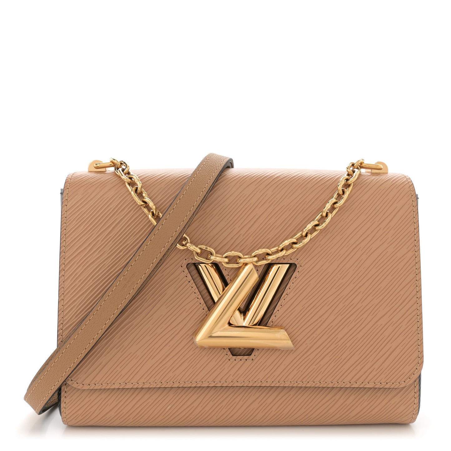 Epi Twist Shoulder Bag MM Camel