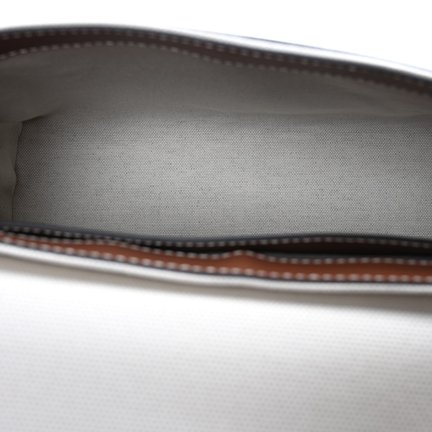 Burberry Canvas Horseferry Print Note Crossbody Bag Natural Tan 5 of 10