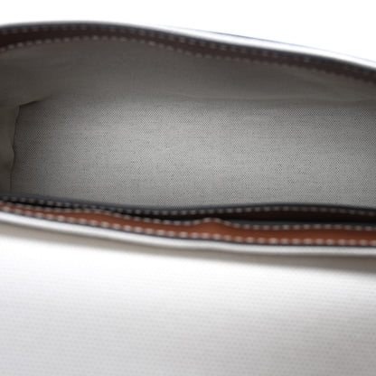 Burberry Canvas Horseferry Print Note Crossbody Bag Natural Tan 5 of 10