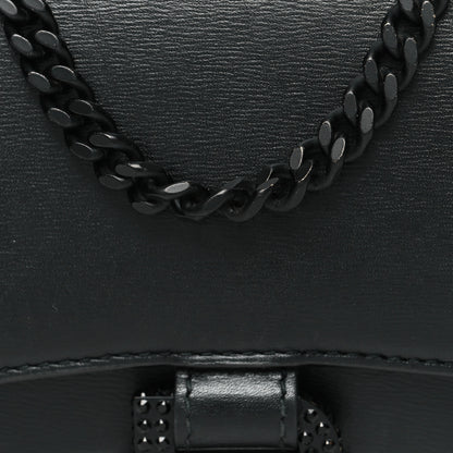 Balenciaga Calfskin Strass Monochrome Hourglass Chain Bag Black 7 of 11