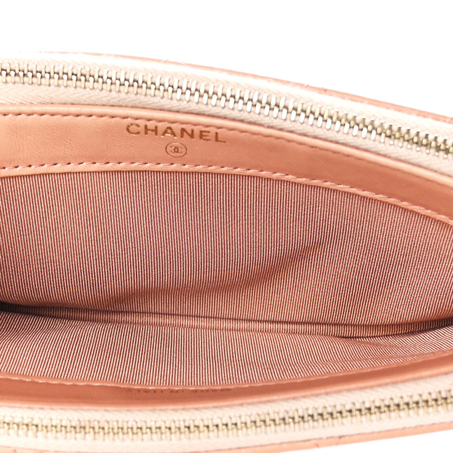 Chanel Lambskin Quilted Small Clutch With Chain Pink 7 of 12