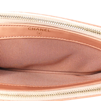 Chanel Lambskin Quilted Small Clutch With Chain Pink 7 of 12