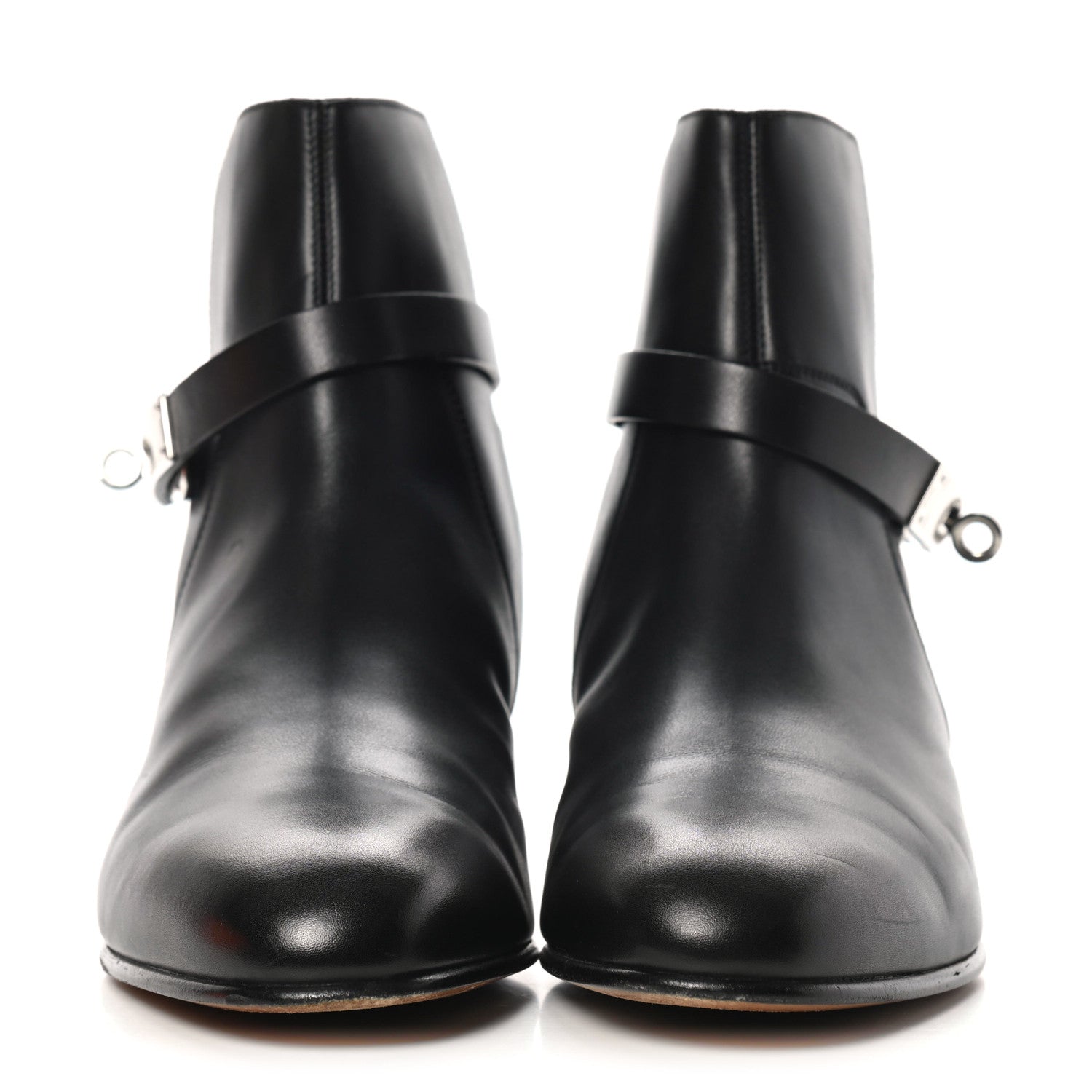 Hermes Calfskin Neo Low Boots 38 Black 2 of 12