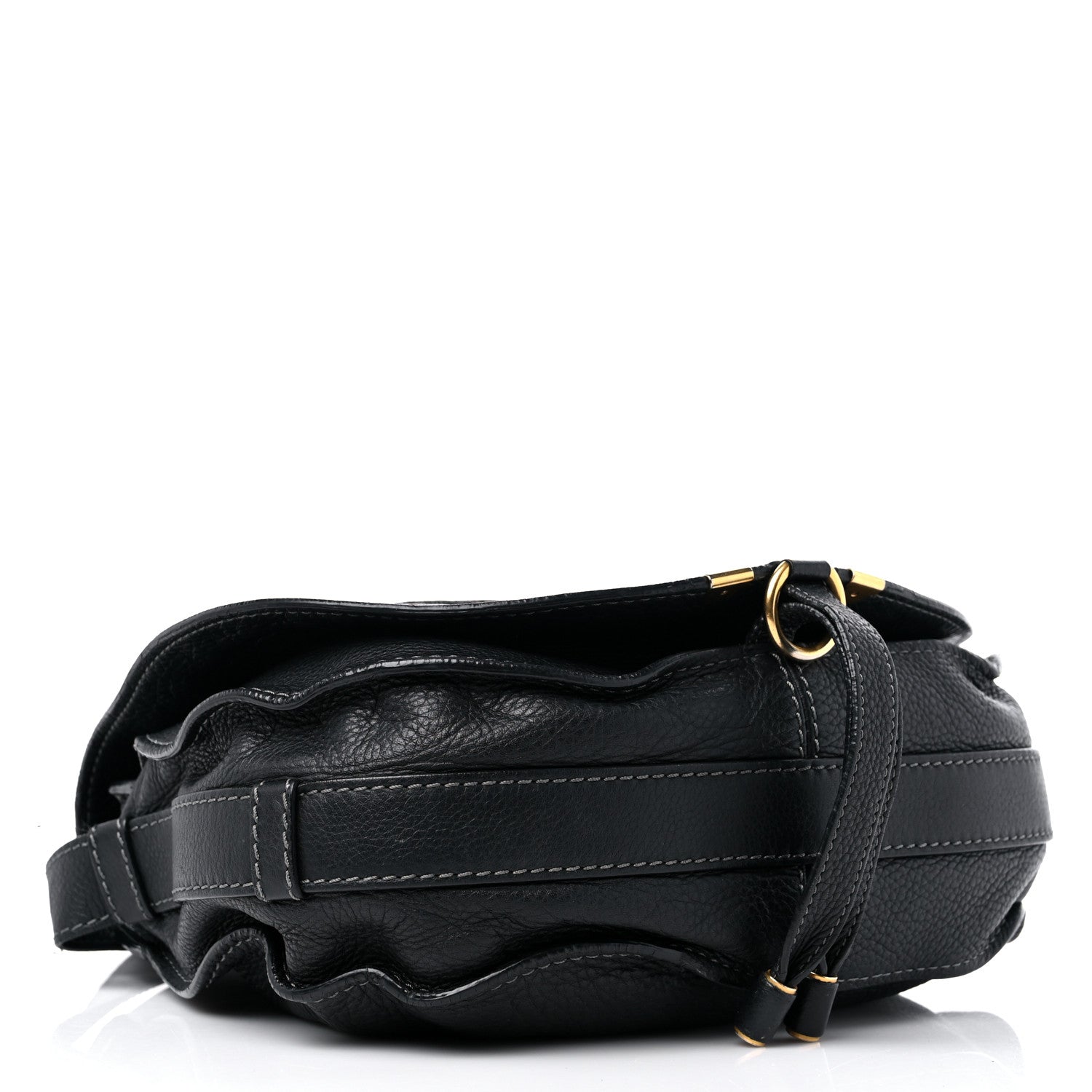 Chloe Calfskin Medium Marcie Round Crossbody Bag Black 4 of 20