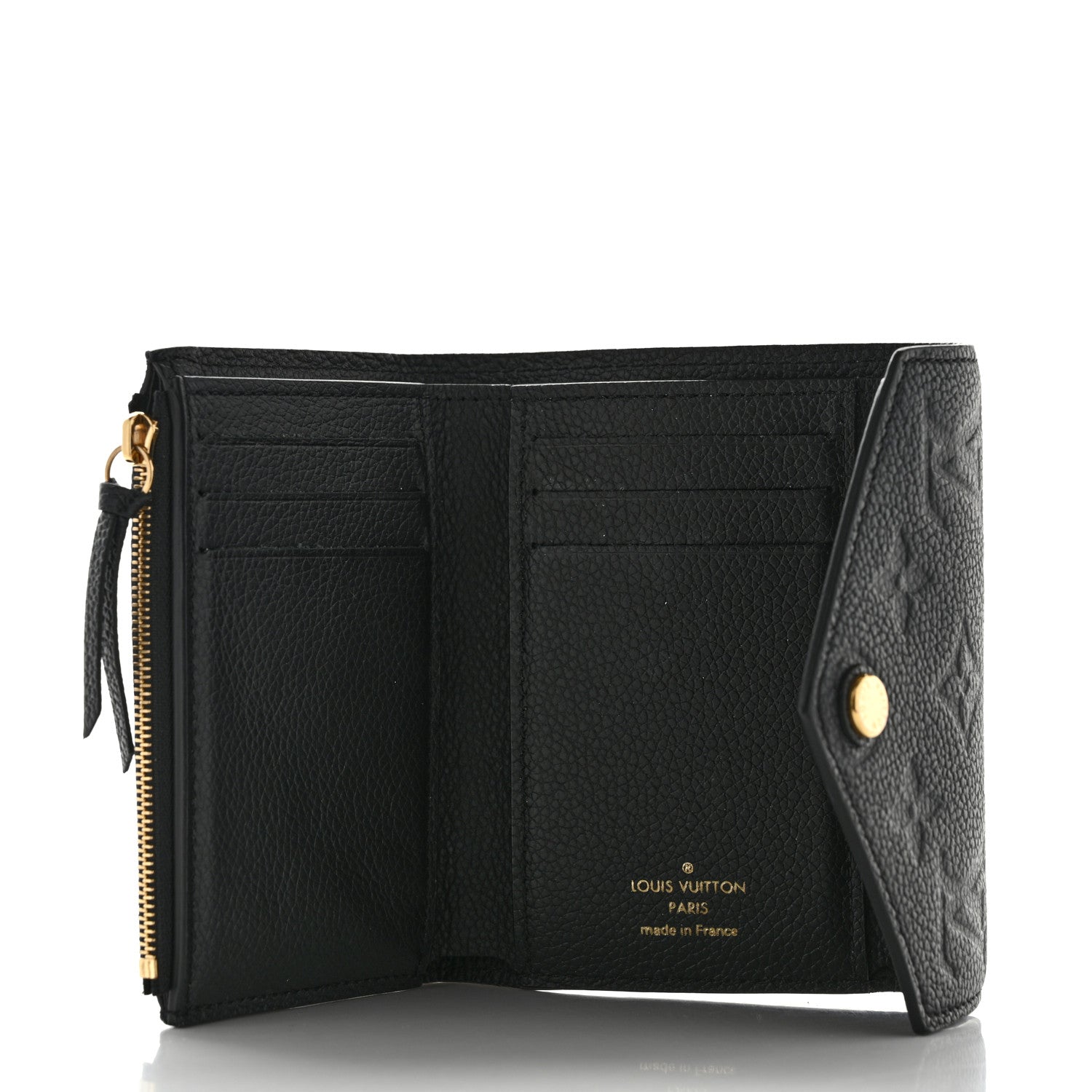 Louis Vuitton Empreinte Victorine Wallet Black 5 of 8