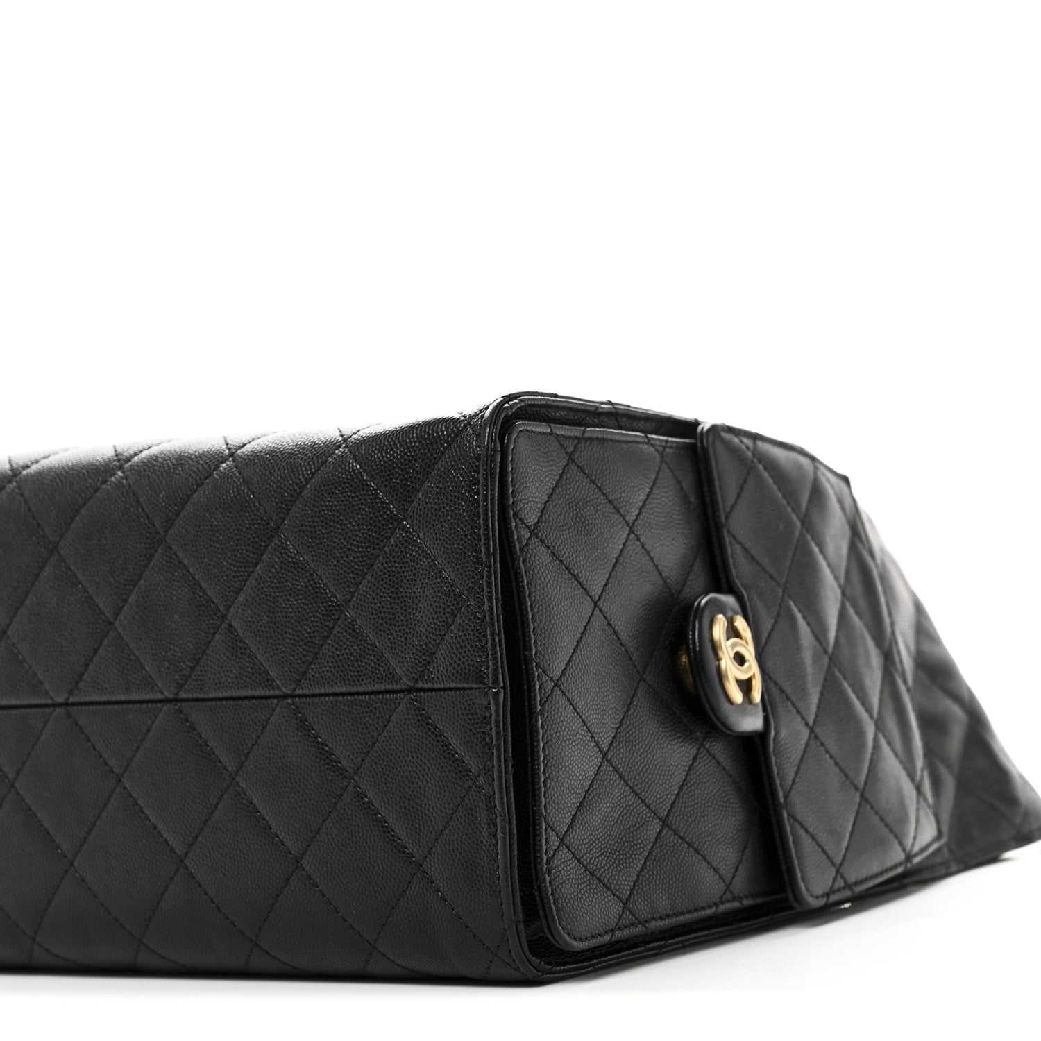 Chanel Caviar Quilted Medium Chanel 25 Handbag Black 10 of 12