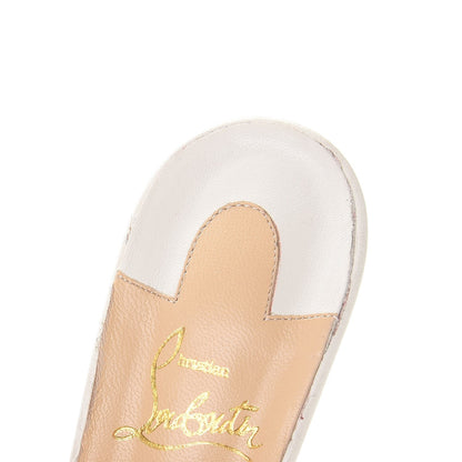 Christian Louboutin Nappa Pigamule 100 Slide Sandals 38 White 14 of 15