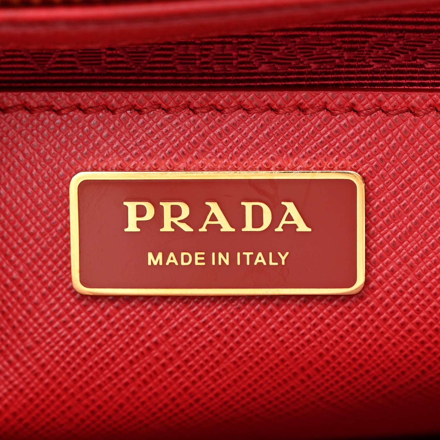 Prada Saffiano Medium Galleria Double Zip Tote Fuoco 8 of 14