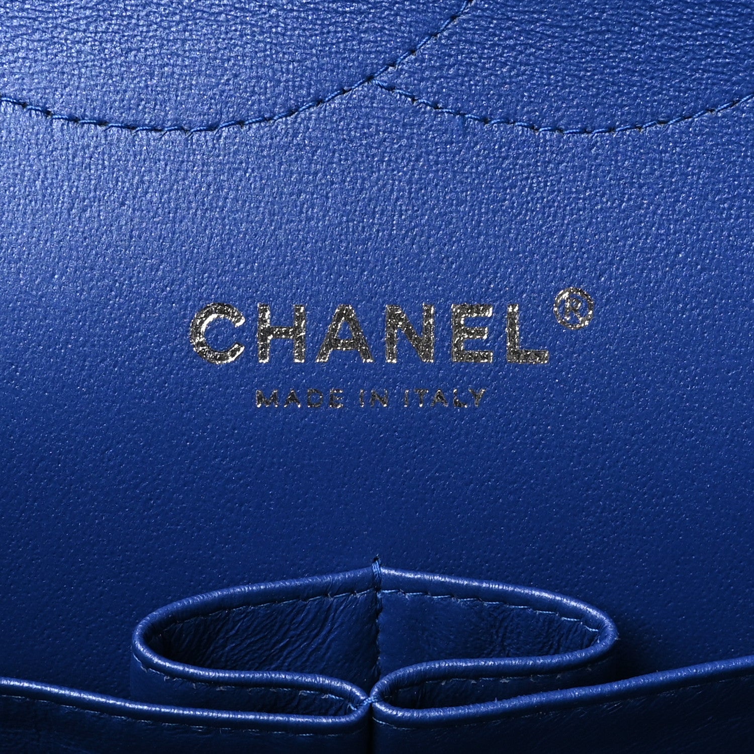 Chanel Patent Calfskin Quilted Jumbo Double Flap Blue 6 of 10