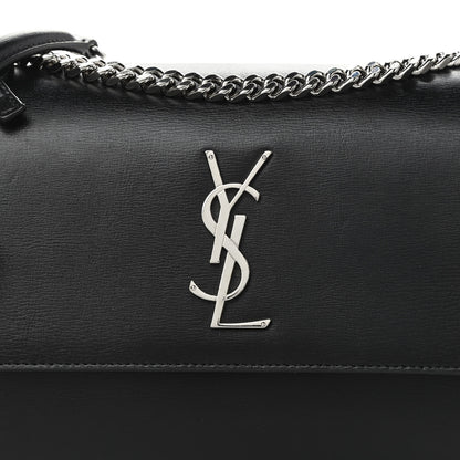 Saint Laurent Calfskin Medium Monogram Sunset Black 9 of 11