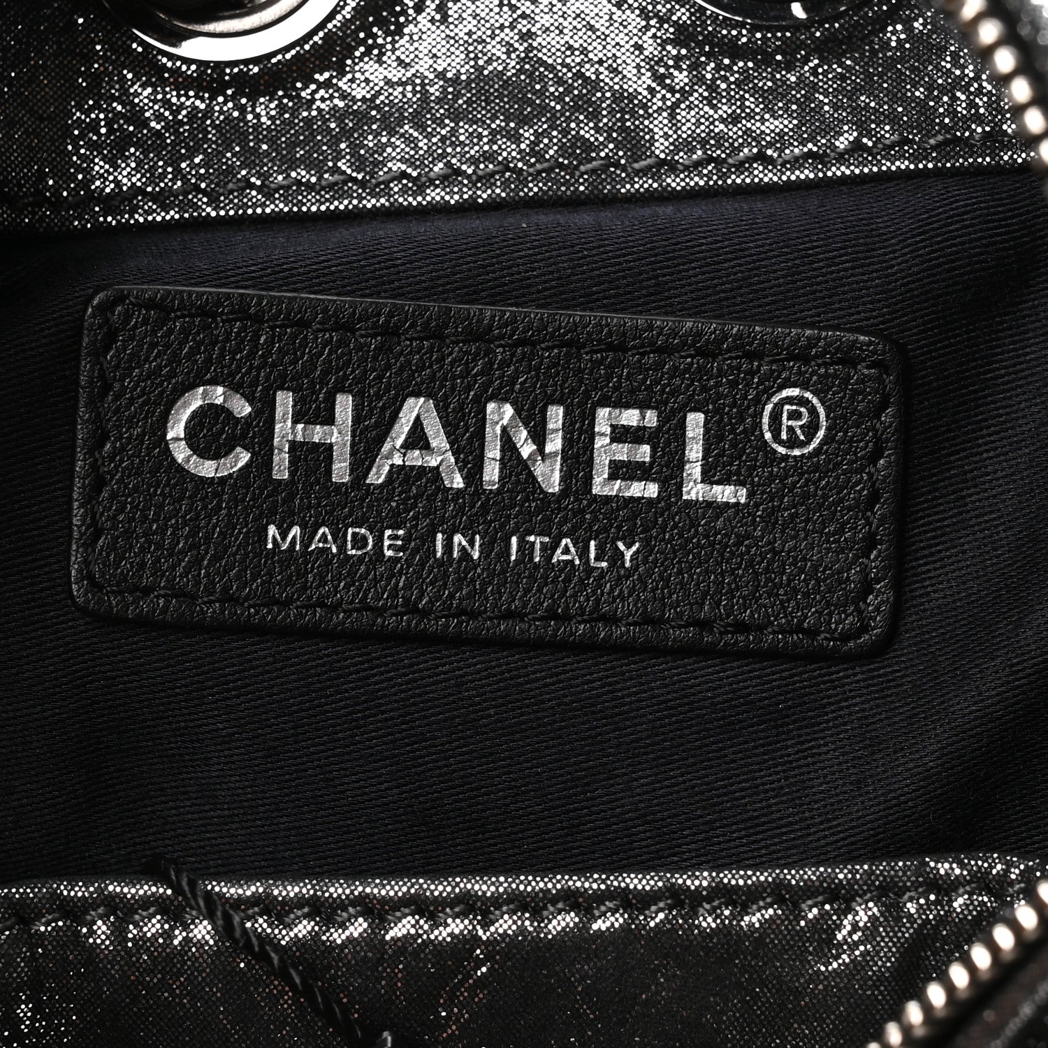 Chanel Iridescent Calfskin Mini Backpack Is Back Silver 6 of 10