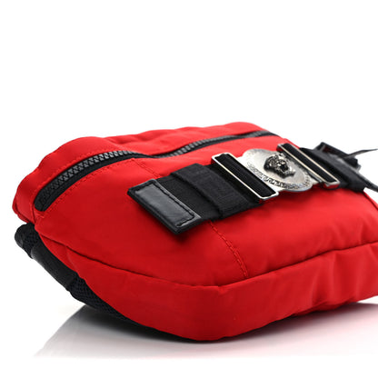 Versace Nylon Palazzo Medusa Belt Bag Red 8 of 9