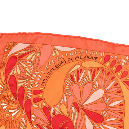 Hermes Silk Millefleurs du Mexique Scarf 70 3 of 6