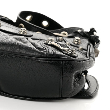 Balenciaga Agneau Arena Le Cagole Shoulder Bag XS Black 9 of 9