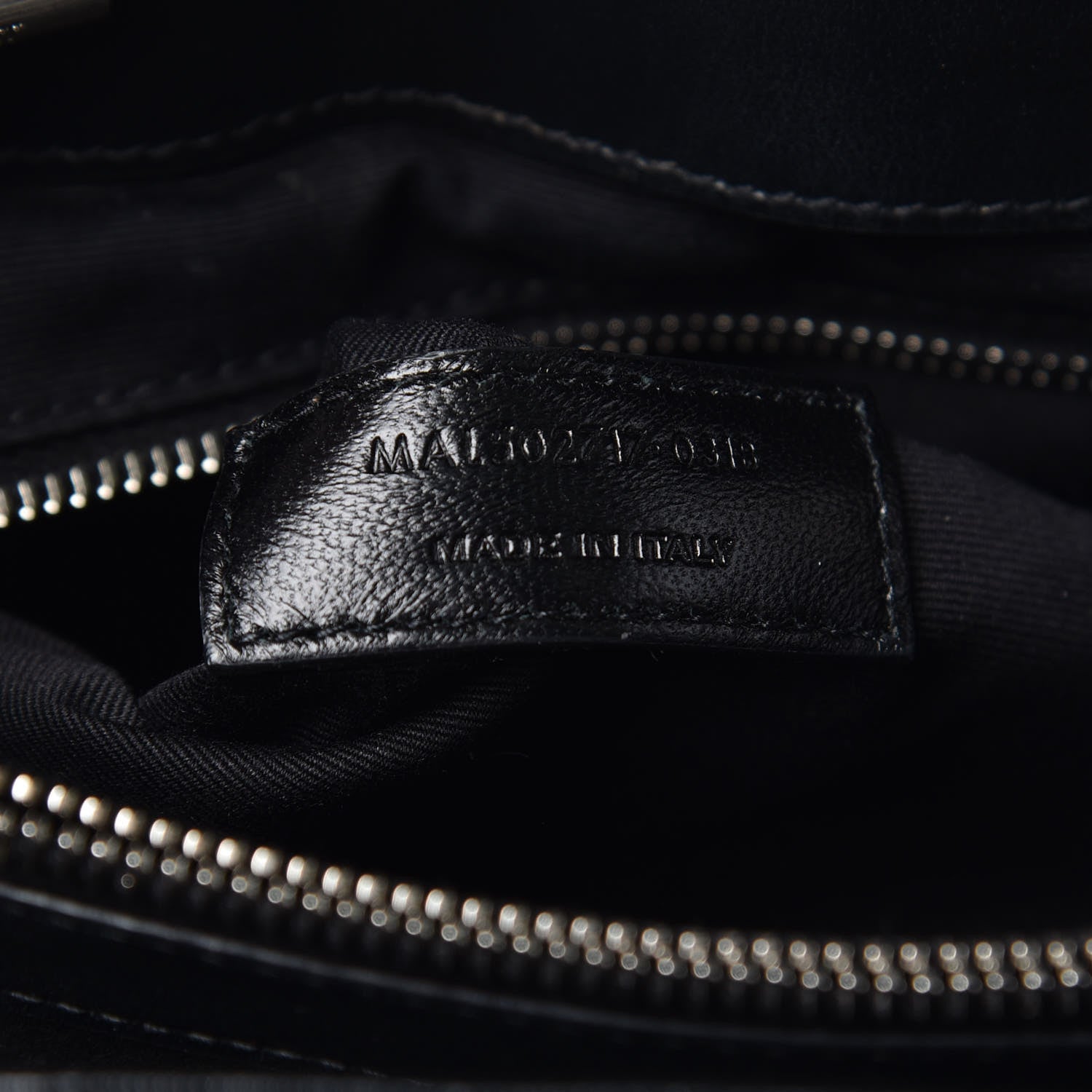 Saint Laurent Calfskin Y Quilted Monogram Small Loulou Shopper Black 8 of 14
