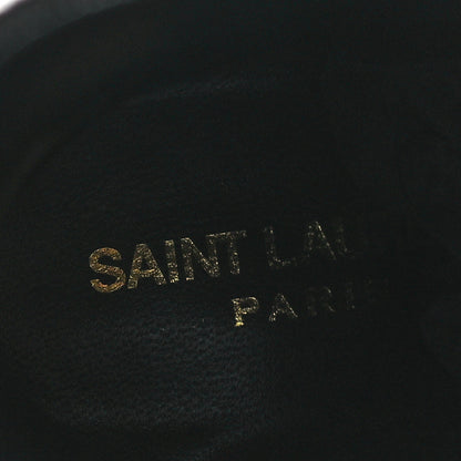 Saint Laurent Suede Loulou Ankle Zip Boot 36 Black 7 of 9