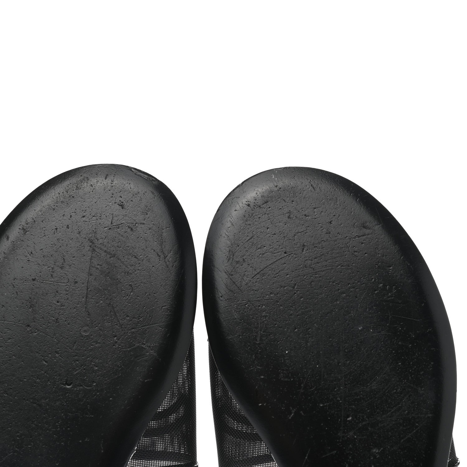 Chanel Mesh Patent Calfskin CC Mules 37 Black 8 of 9