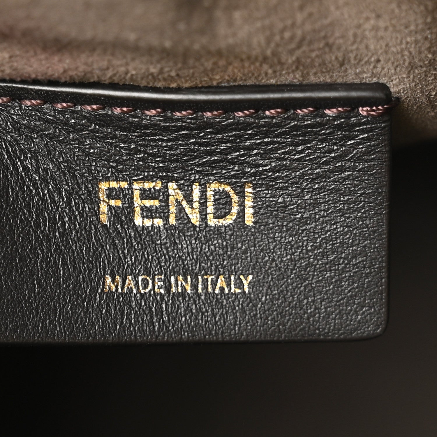 Fendi Vitello Liberty F is Fendi FF 1974 Embossed Mini Mon Tresor Bucket Bag Black 6 of 10