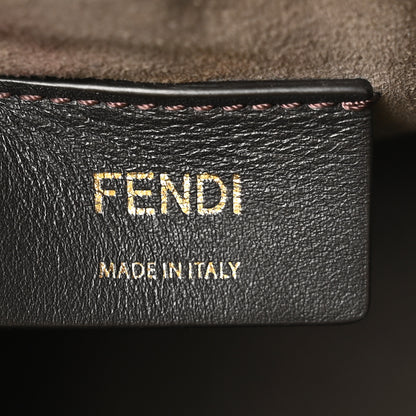 Fendi Vitello Liberty F is Fendi FF 1974 Embossed Mini Mon Tresor Bucket Bag Black 6 of 10