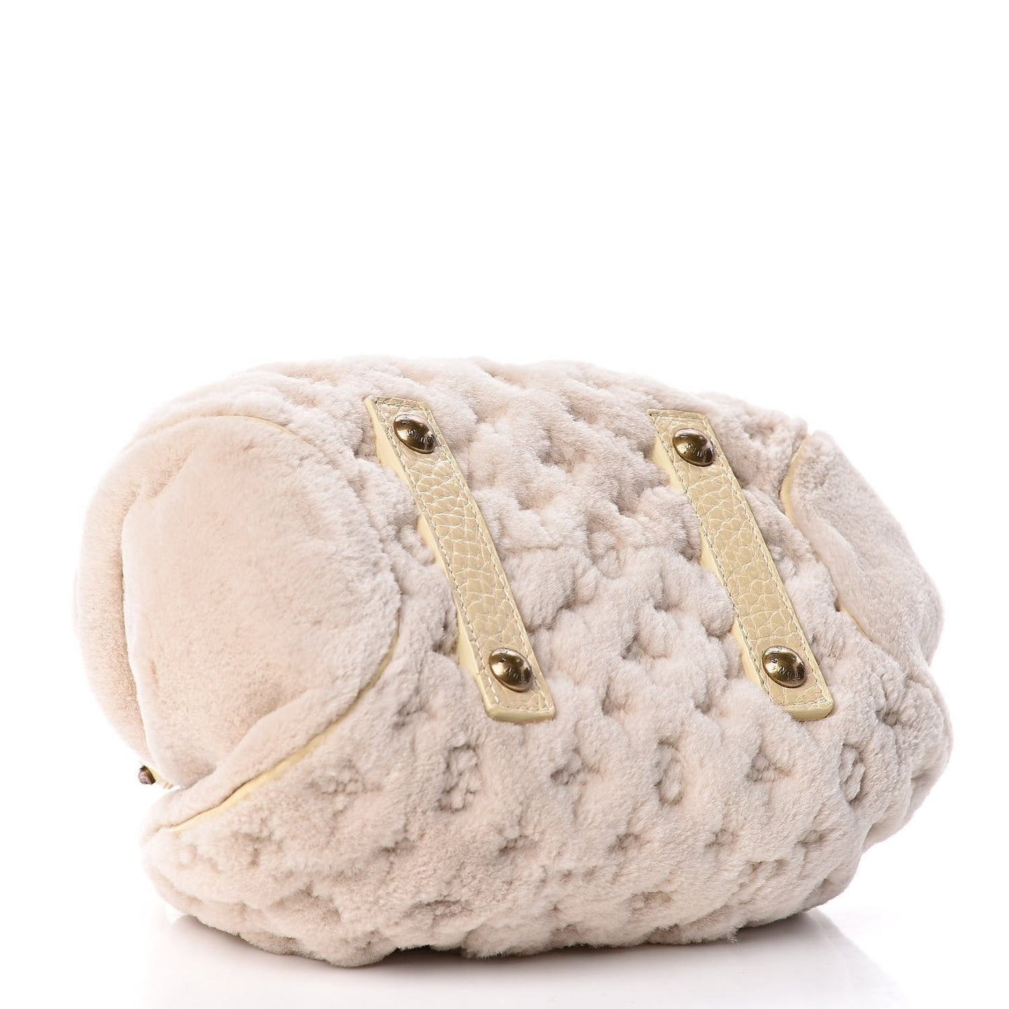 Mink Cabochons Demi Lune White